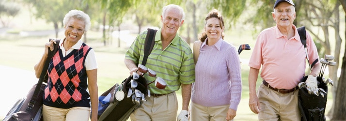 Chiropractic Oro Valley AZ Elderly People Golfing